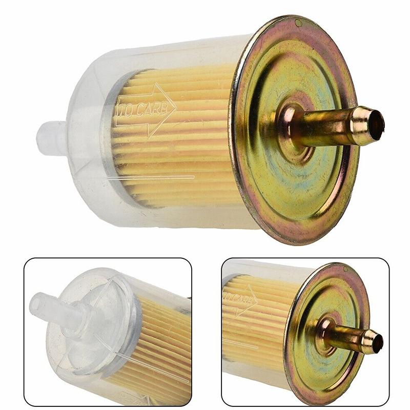 1Pcs Gasoline Filter Diesel Extra Large Fuel Filter Universal Rv Inline Fuel Line For Garden Tools Scooters Motorcycles Cars