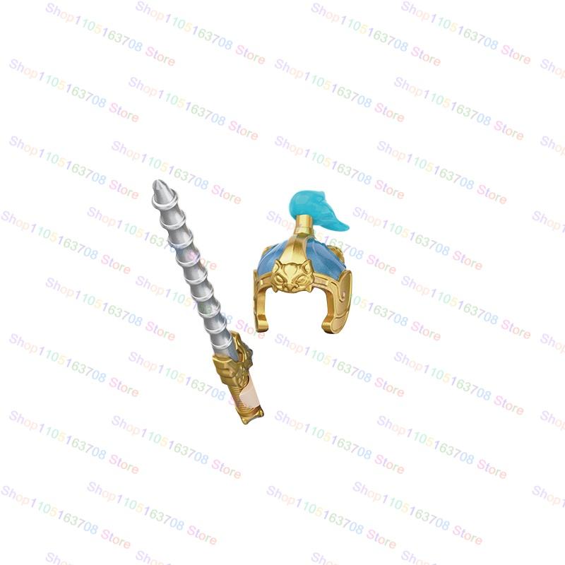 Anime Cartoon Three Kingdoms Cao Cao Sun Quan Liu Bei Characters Building Blocks Accessories Toys Children's Christmas Gift