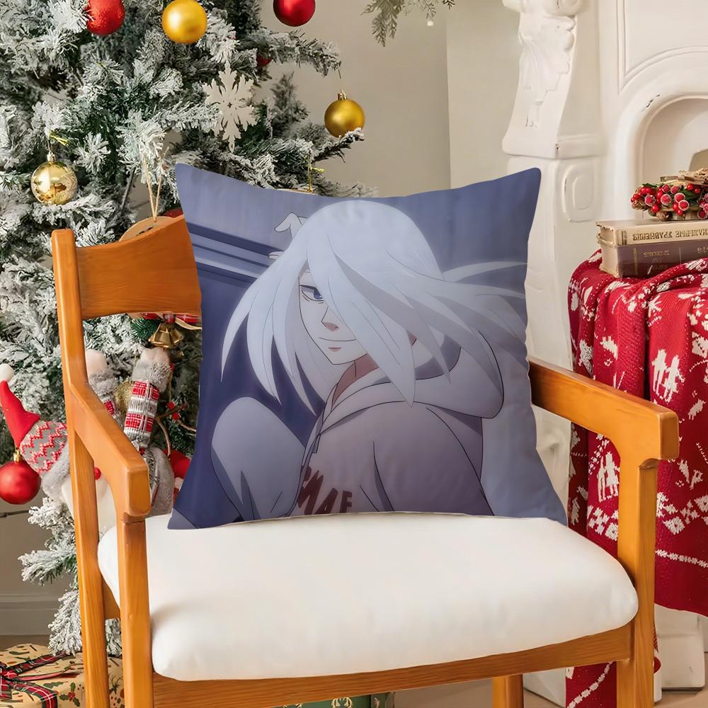 

Cartoon Anime DEVILS LINEL Pillow Case Silky Short Plush with Invisible Zipper Dustproof Sofa Cushion Cover for Home Decor 30x30 cm