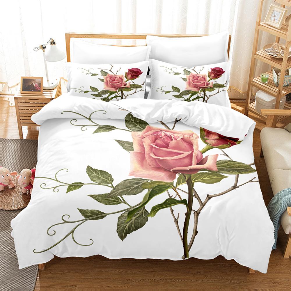 Fashion Technology Printing, 3D Digital Printing, Bedding, Duvet Covers, Pillowcases, Three-piece Sets