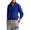 Polo Ralph Lauren Solid Color Pony Logo Embroidered Half-Zip Knit Long Sleeve Sweatshirt Men sweatshirt Blue MNPOKNI16820199-400