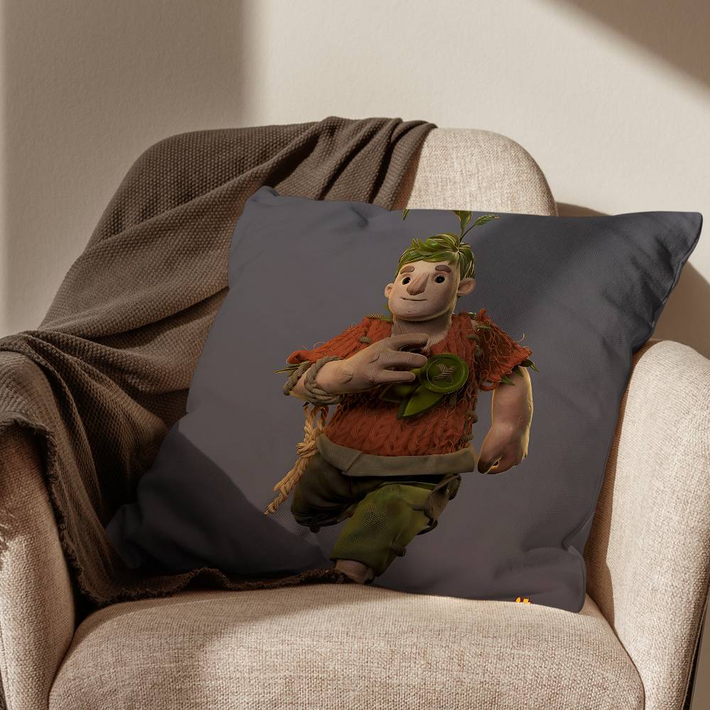 game It Takes Two Pillow Case Square DoubleSided Printing Short Plush Sofa Cushion Cover Bedroom Bedside Pillow