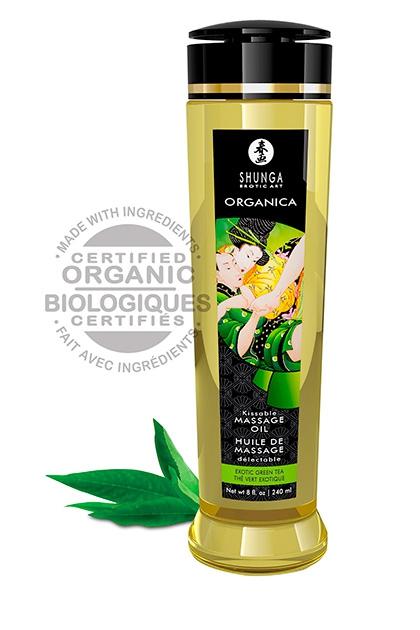

Shunga Exotic Erotic Green Tea Organic Massage Oil (240ml)