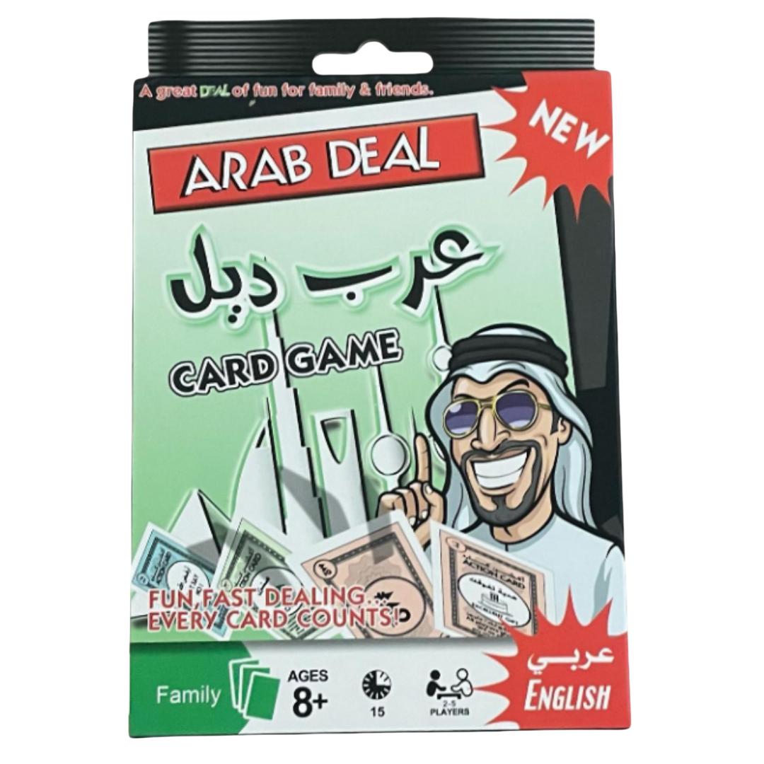 

Arabian-Style Real Estate Competitive Card Game: Saudi Deal, a Fun Multiplayer Party Board Game, Ideal for Family Gatherings, Gifts