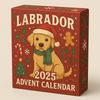 Dog-Themed Collectible Timeless 3d Acrylic Ornaments Christmas Dog Calendar Festive Labrador Advent Calendar For Christmas Tree