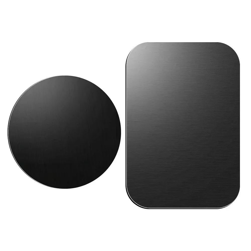 Thin Metal Plate Disk Iron Sheet for Magnetic Car Phone Holder Universal Iron Sheet Disk Sticker Tablet Desk Cell Phone Bracket