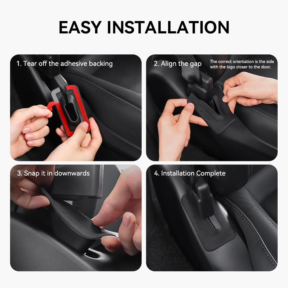YZ For Tesla Model 3 Model Y Car Seat Gap Filler Side Seam Styling Seat Gap Leak-proof Filling Silicone Cover Accessories