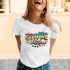 Womens Casual Crew Neck Short Sleeve Pullover T Shirt with Germany 2026 Letter Print Graphic for Soccer Supporters Top