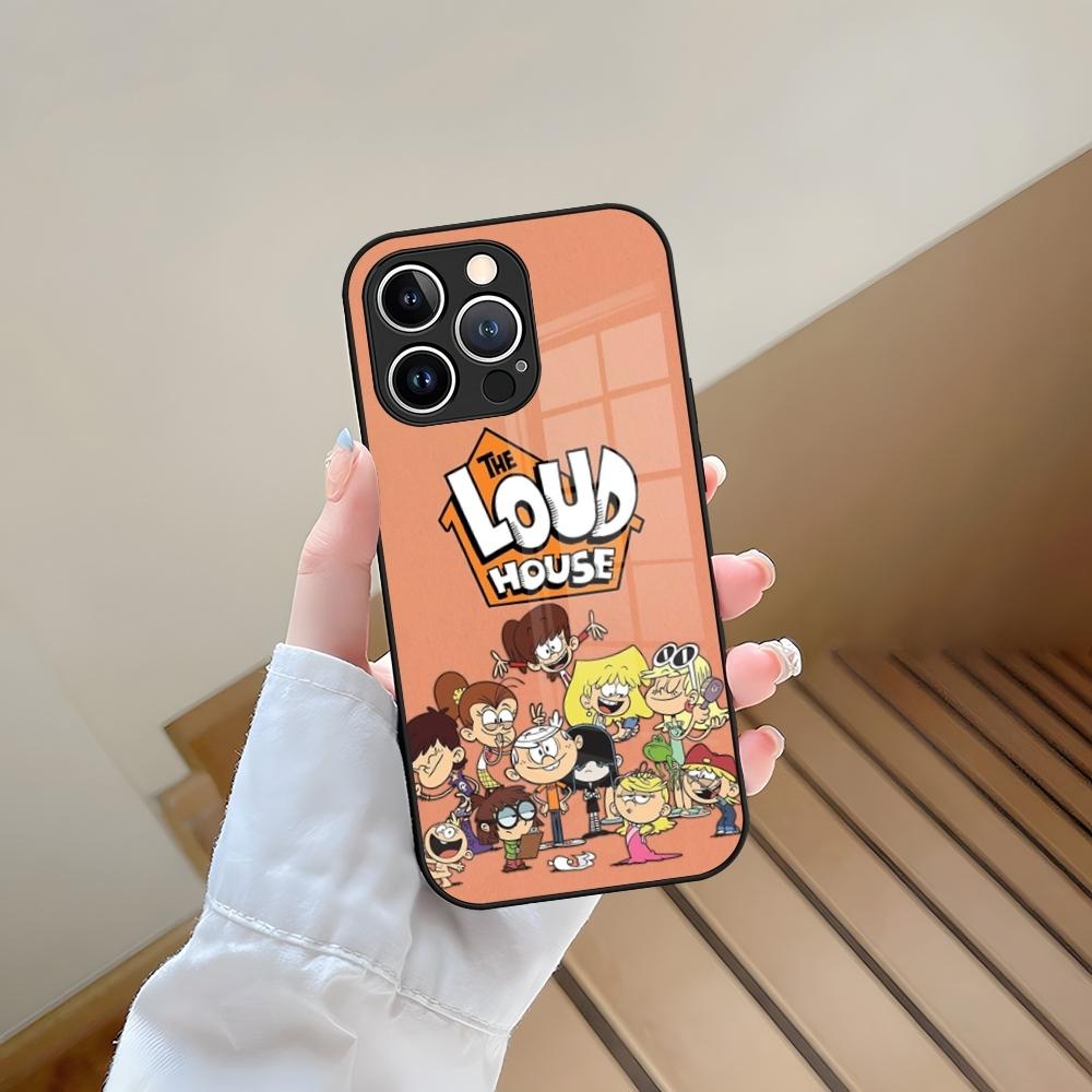 The LoudS H-HouseS Phone Case Tempered Glass For IPhone 13 17 15 16 14 12 11 Pro Max Plus Mini XR XS SE2020 Coque