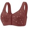 Women Wirefree Tank Style Bras Front Closure Bralette Female Confortable Breathable Underwear Large Bust Cup Underwear L-5XL