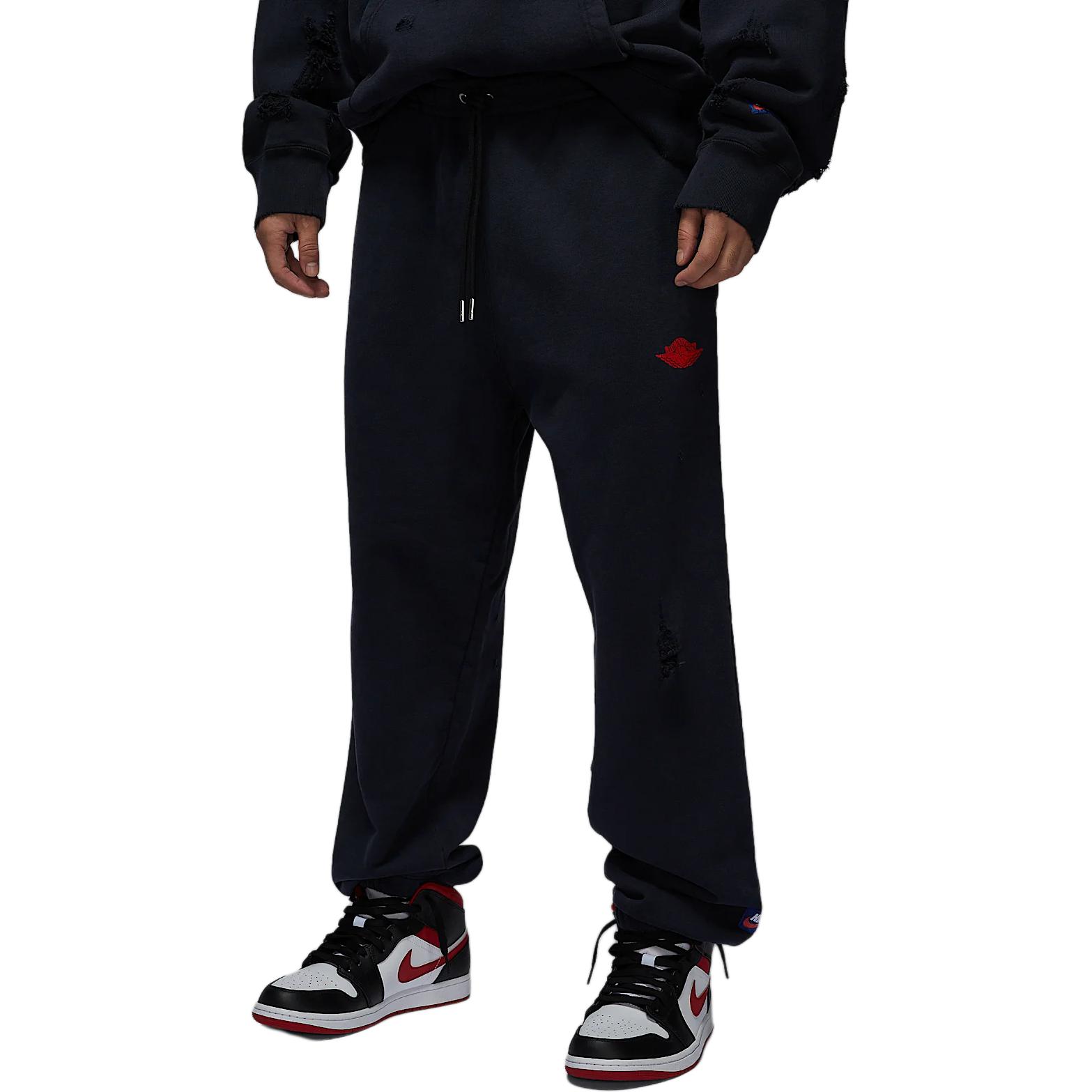 

Новые вязаные спортивные штаны Jordan Air Rare для мужчин, черно-белые IB3000-010 XL