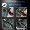 Compatible Frameless Rubber Strip for Nissan X-Trail: Front and Rear Wiper, HD 23 for 18-Year Models