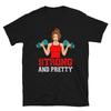 Strong & Pretty Bodybuilding Gym Fitness Muscle T-Shirt