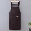 Tongdi Fashion Wide Shoulder Pocket Apron