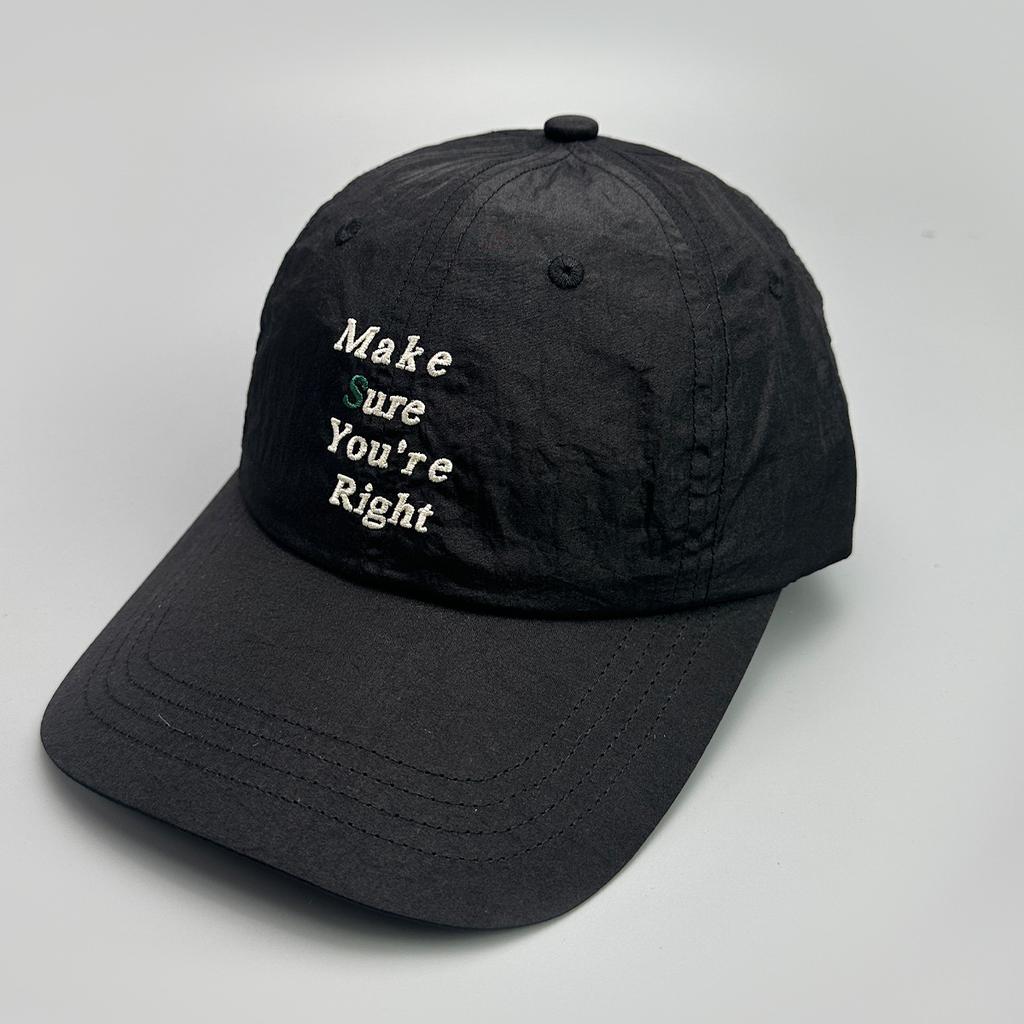 Embroidery Colored Small Letters Quick-Drying Baseball Cap Men'S And Women'S Sunshade Casual Shopping Cap