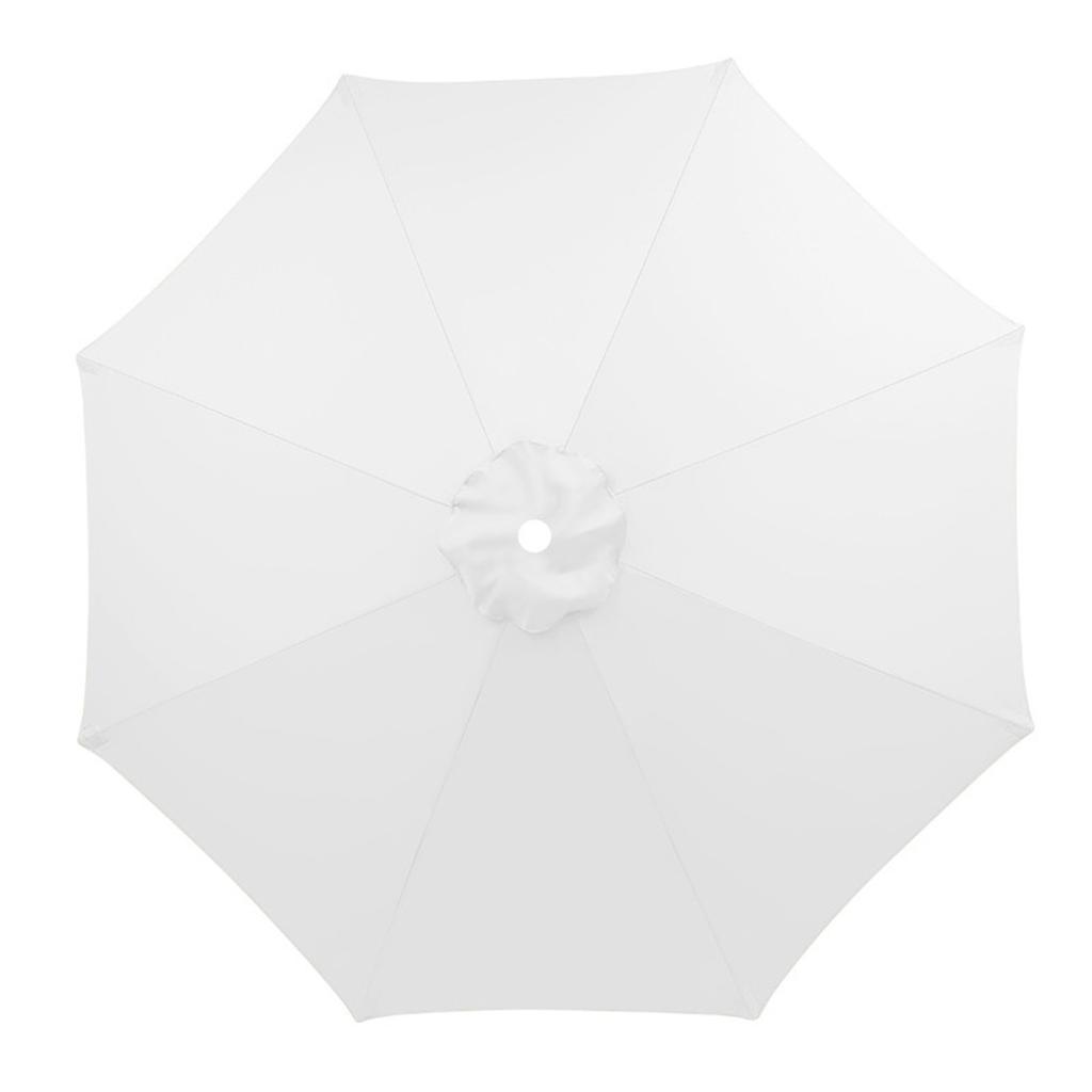 Large Outdoor Patio Umbrella with Durable Red Canopy, UV Protection, Wind Resistant, Easy Crank Lift, 8-Rib Frame for Garden, Deck, Poolside, Backyard