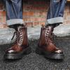 2024 Neue Herren Casual Martin Stiefel Vielseitige Trendige Übergröße Tooling Stiefel Fortschrittliche Herbst- und Winter Herrenstiefel 3315-J