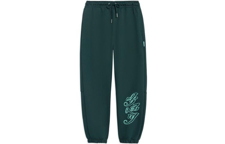 Li Ning Knitted Sweatpants Men s Pine Jasper Green AKLRG21-1 M