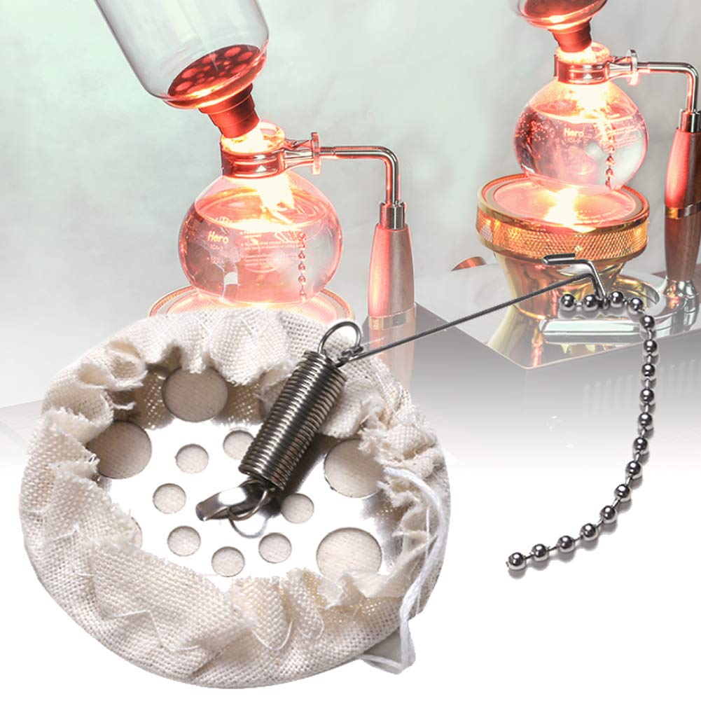 Siphon Filtertücher, 10 Blatt, Ungebleicht, Gesunde Filtertücher für Heimbrauen und Kaffeemaschinen