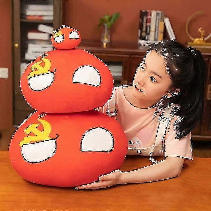 20-40cm Countryball Polandball Plush Toy Stuffed Pillow Japan France United Nation Canada Italy Usa Gdr Ger Ch Kawaii Room Decor
