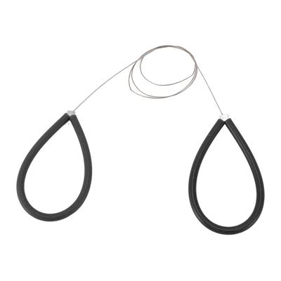 Clay Cutting Wire Silicone Handle Stainless Steel Wire Clay Cutter for Pottery Making Black