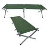 Outdoor Folding Bed Portable Folding Camping Cot Ultra Light Camping Lunch Bed Green