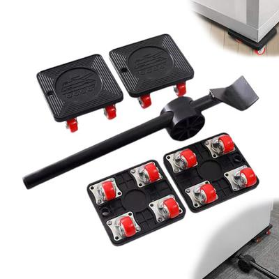 5 ks/sada Nástroj pro zvedání a přesun nábytku Přepravník těžkého nábytku se 4 kolečky Váleček pro domácí spotřebiče Nábytek