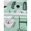 Summer Round Neck 3D Cute Dog Pattern Print Top Fashionable Casual Short Sleeved Women's T-shirts