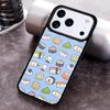 Kawaii Sushi Crowd Phone Case for iPhone 17 16 15 Pro Max Air 14 13 12 11 Plus Shockproof Cover