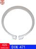 420 Stainless Steel Shaft Retaining Ring DIN471 (2Cr13)