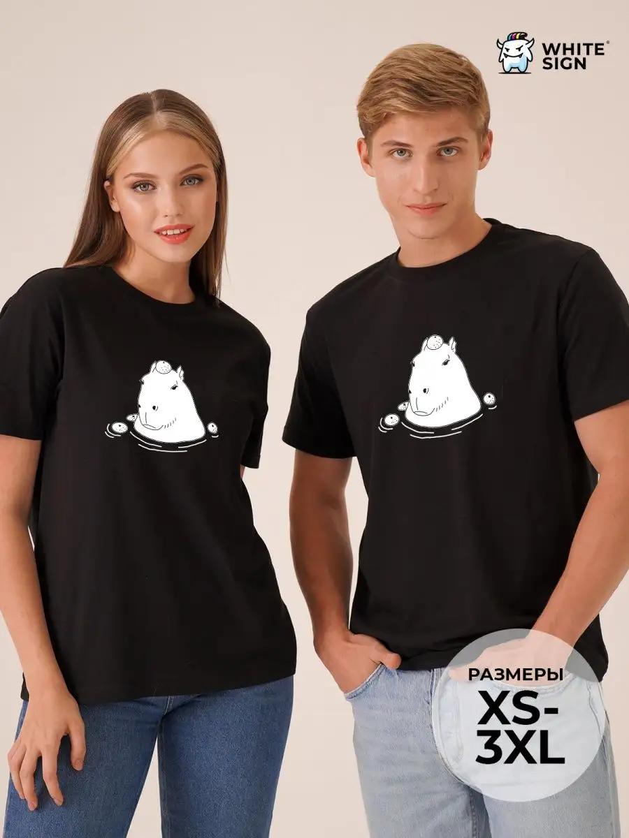 Black oversized cotton T-shirt with cat paw print M