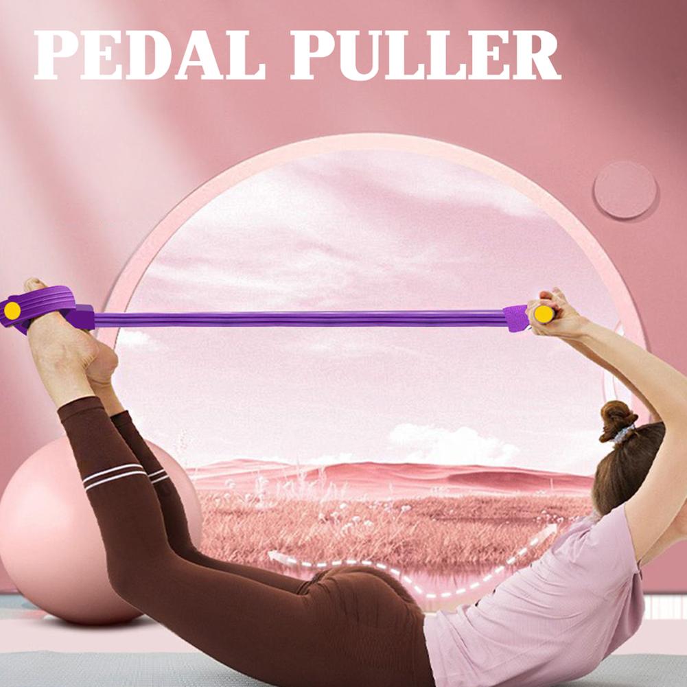 Exercise Pedals Ropes Portable Sit-up Bodybuilding Expander for Abdomen Waist Arm Training Anti Slip Versatile Fitness Equipment
