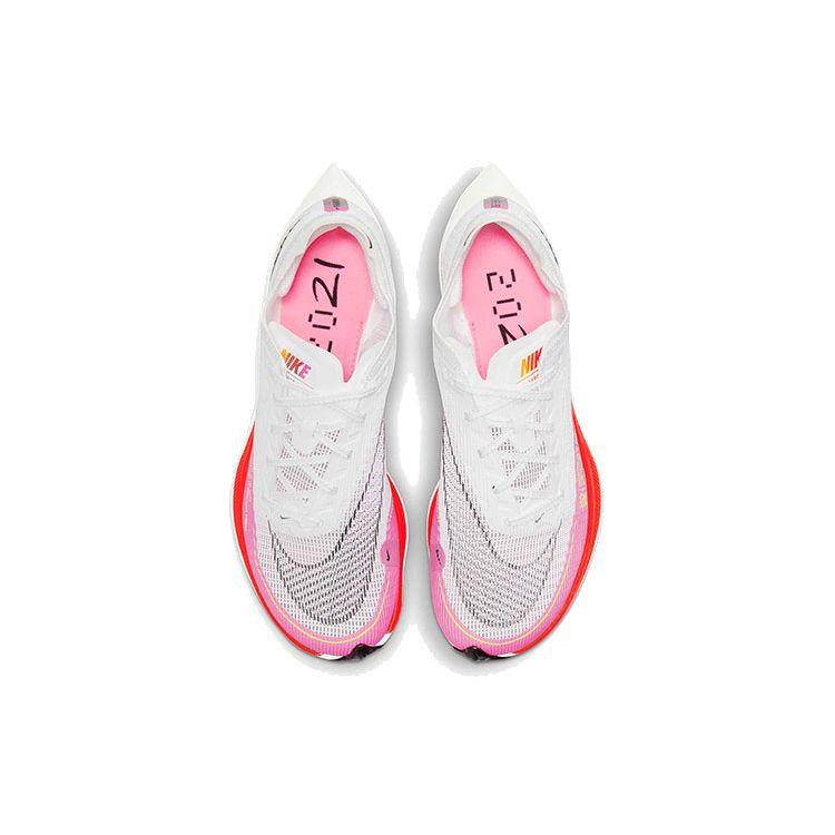 Nike Women's ZoomX Vaporfly NEXT% 2 White Black Pink Running Shoes DJ5458-100