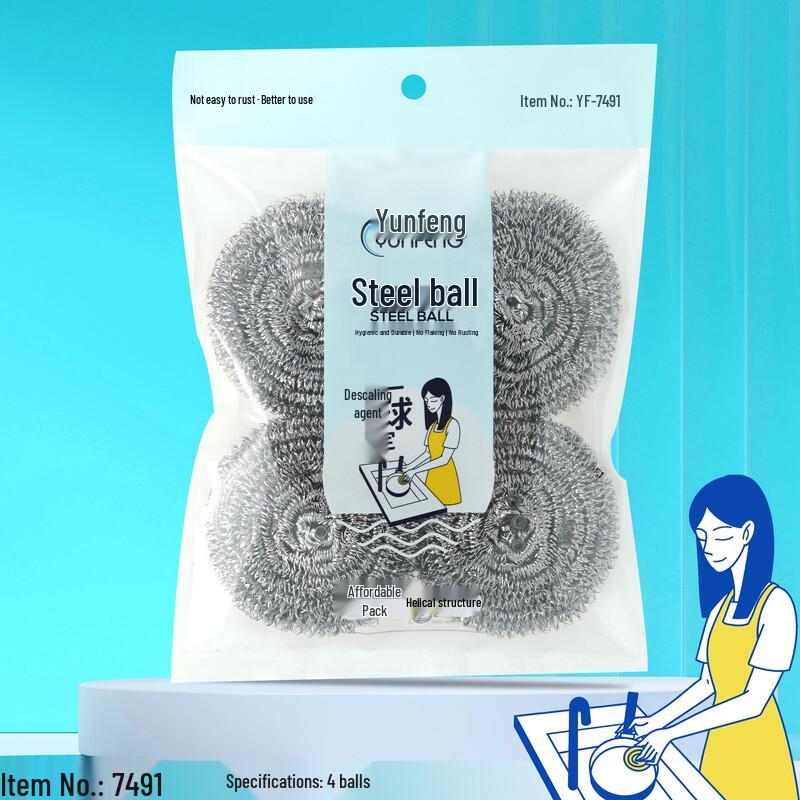 Lazy Rabbit Leju Home Cleaning Steel Wool Scrubber Packs