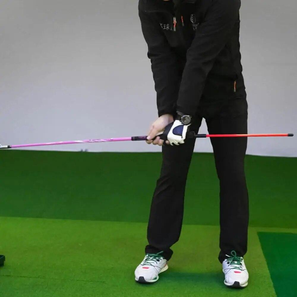 Golf Swing Trainer Stick Beginner Golf Cut Indicator Activity Buckle Golf Chipping Auxiliary Training Golf Gesture Correction