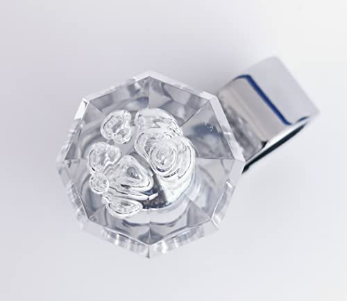Handle Spinner Crystal Bubble Clear