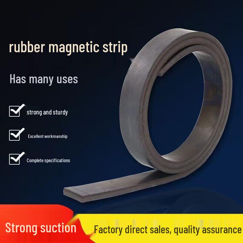 Anisotropic Double-Sided Super Strong Magnetic Rubber Strip for Motors and Curtains
