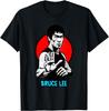 Bruce Lee's Kung Fu Jeet Kune Do König des Kung Fu T-Shirt, Unisex-Erwachsene, Schwarz, Klein, Kurzarm, T-Shirt