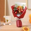 Handmade Knitted Sunflower & Rose Bouquet - Teacher's Day & Graduation Gift