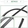Motoforti Roof Sealing Strip, Weatherstrip Roof Trim Sunroof Seal, for Toyota Corolla 2009-2013, Rubber, Right Side, No.7555502110, Black, 1pc