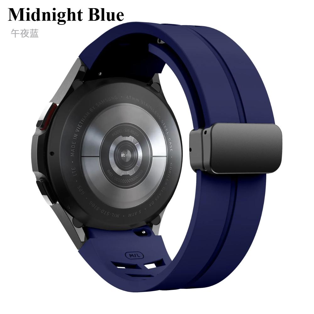Magnetisches Silikonarmband ohne Lücke für Samsung Galaxy Watch 7 6 5 4 44mm 40mm Pro 45mm Armband Galaxy Watch6 Classic 43mm 47mm Band