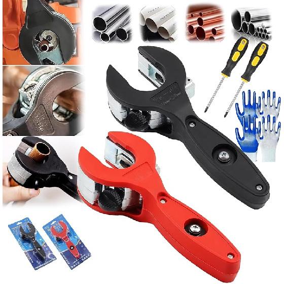 Ratcheting Tubing Cutter, Copper Pipe Cutter, 2 in 1 Tube Cutter, 2 in 1 Close Quarters Tube Compact Cutter, Ratcheting Pvc Cutter, Tubing Cutter