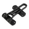1pc Door Latch Lock Heavy Duty Security Latch Black Silver Door For Hotel Buckle Alloy Hardware J9T8