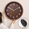 Simple Japanese Wood Grain Wall Clock Living Room Home Personalized Decorative Clock Creative Modern Bedroom Silent Nordic Clock