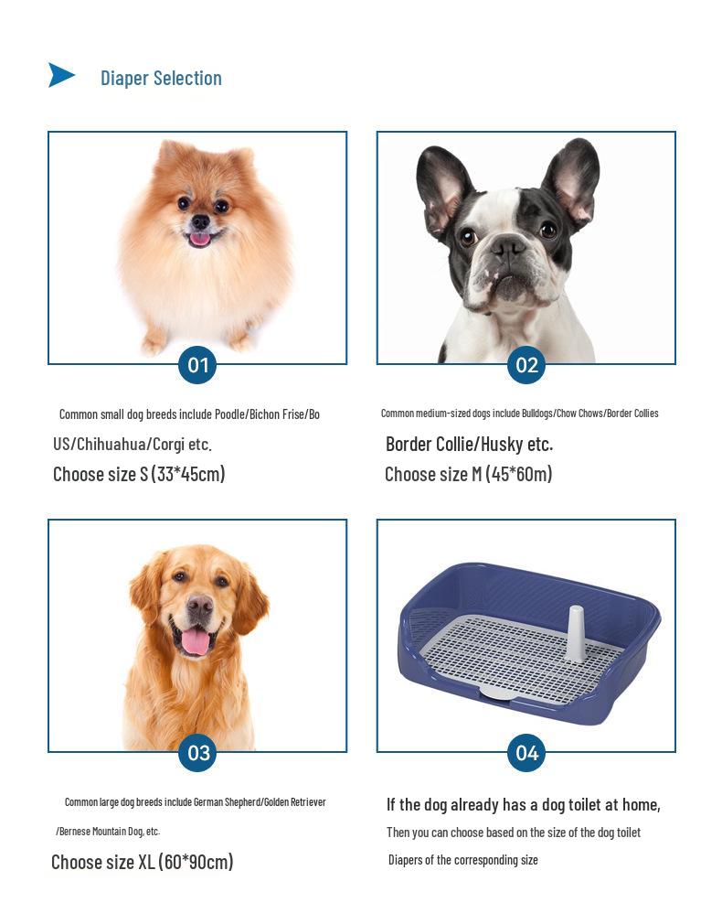 Bamboo Charcoal Thickened Absorbent Pet Diaper Pads for Dogs - Deodorizing and Disposable.