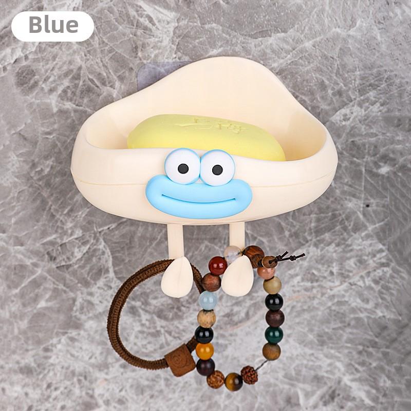Bathroom Shower Soap Box Dish Storage Suction Cup Corner Cloud Shape Plastic Soap Holder Shower Hanger Bathroom Storage Rack