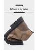 Herren Winter Samtgefütterte High-Top Leder Freizeitschuhe - Weiche Sohle, Warm, Retro Martin Style