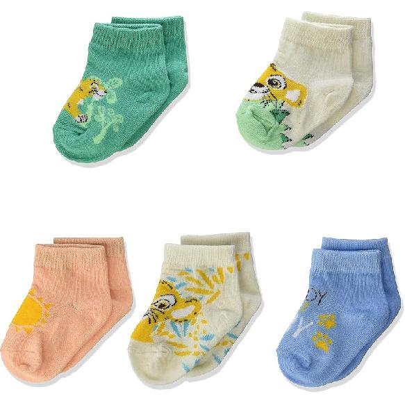 Baby 5 Pack Shorty Socks 24-36 Months