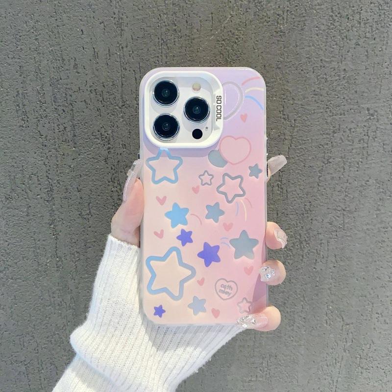 Applicable to Apple 11 mobile phone case ins wind star iphone11/11promax Huawei full screen love butterfly