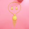 Thai Gold Plated Jewelry Set Zinc Zinc Alloy Women Jewelry Suit  Traditional Thai Clothing Accessories